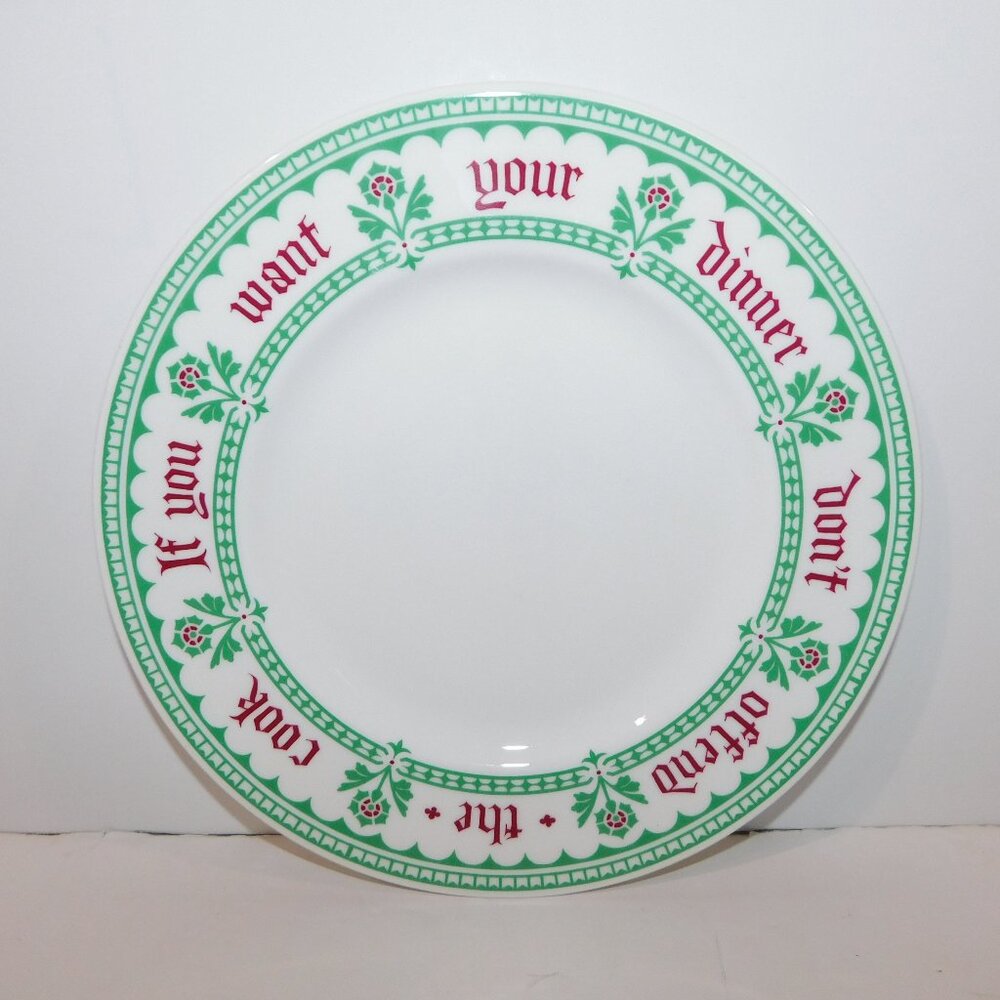 VTG 1993 Pugin's Proverbs by Minton Bone China England 8" Side Salad Plate